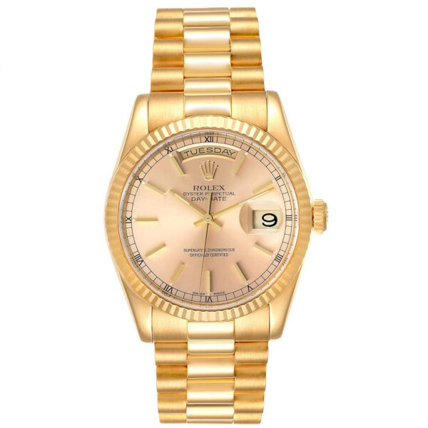Rolex Day-Date 118238 Men 36mm Golden Watch