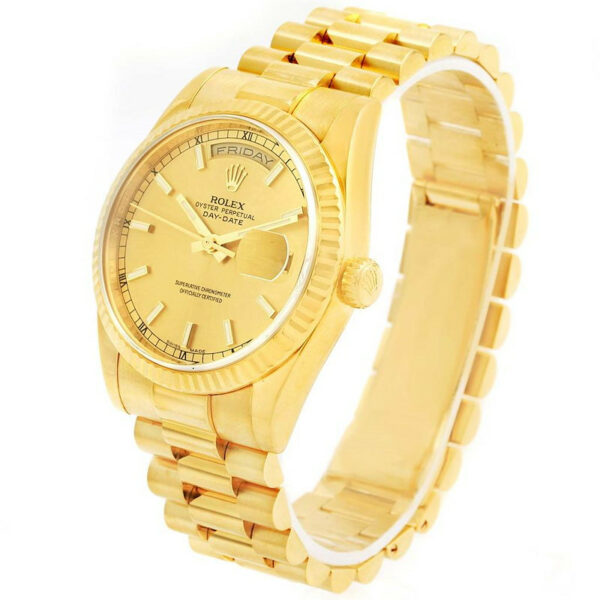 Relógio masculino Rolex Day-Date 118238 Golden 36 mm - Image 3