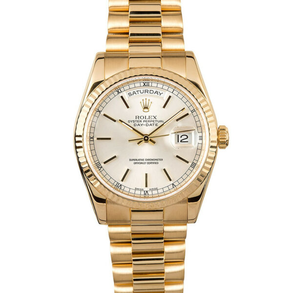 Relógio Rolex Day-Date 118238 White Men 36 mm