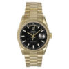 Relógio Rolex Day-Date 118238 Masculino Preto 36 mm