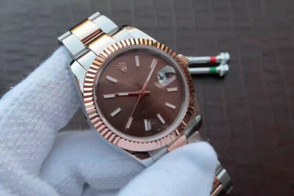 Rolex Datejust 126331 masculino marrom 41 mm Relógio - Image 3