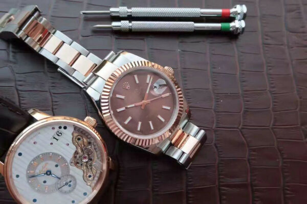 Rolex Datejust 126331 masculino marrom 41 mm Relógio - Image 8