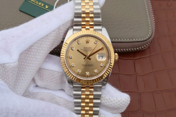 Relógio Rolex Datejust 126333 Ms Golden 41mm - Image 2