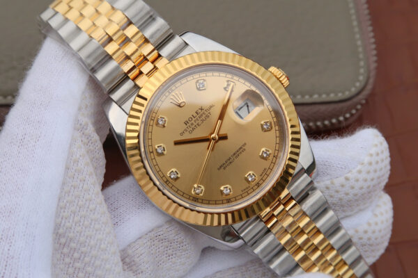 Relógio Rolex Datejust 126333 Ms Golden 41mm - Image 3