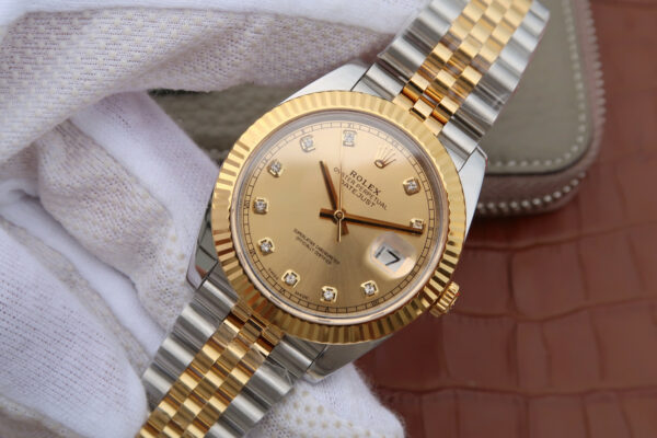 Relógio Rolex Datejust 126333 Ms Golden 41mm - Image 4