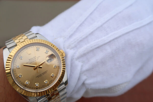 Relógio Rolex Datejust 126333 Ms Golden 41mm - Image 8