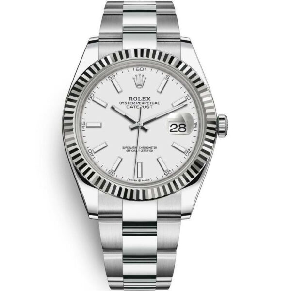 Relógio Rolex Datejust 126334 White Men 41mm