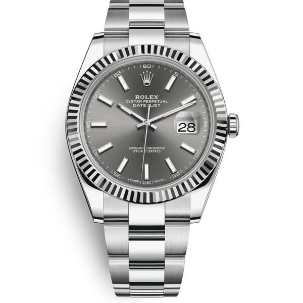 Relógio Rolex Datejust 126334 Gray Men 41mm