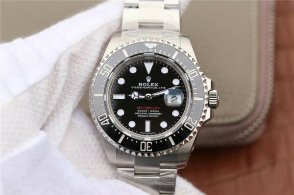 Relógio Rolex Sea-Dweller 126600 Black Plate Red Letter Men 43 mm - Image 2