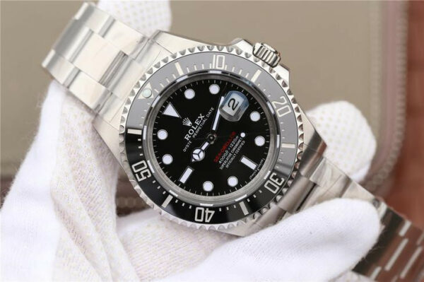 Relógio Rolex Sea-Dweller 126600 Black Plate Red Letter Men 43 mm - Image 3