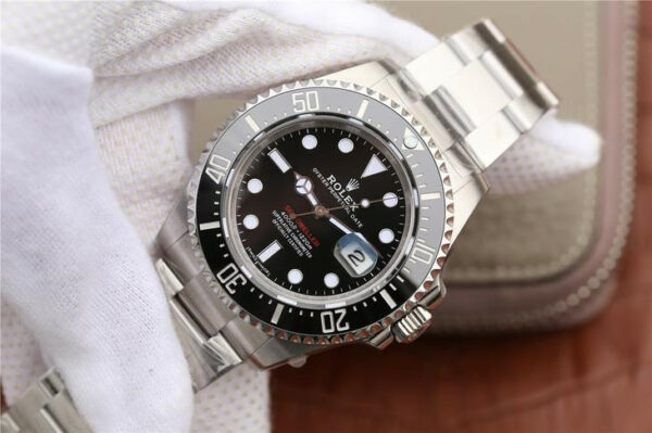 Relógio Rolex Sea-Dweller 126600 Black Plate Red Letter Men 43 mm - Image 4