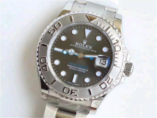 Relógio Rolex Yacht-Master 126622 Grey Plate Blue Word Men 40 mm - Image 3