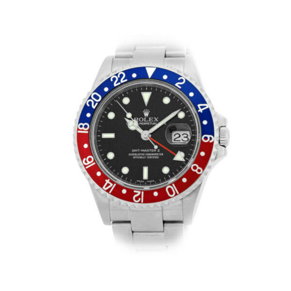 Relógio homem negro Rolex GMT-Master 16710 40 mm