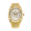 Relógio Rolex Day-Date 228238 Prata Padrão Diagonal Masculino 40 mm