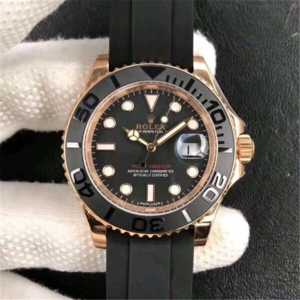 Relógio Rolex Yacht-Master 268655 Black Plate Red Letter Men 37 mm - Image 2