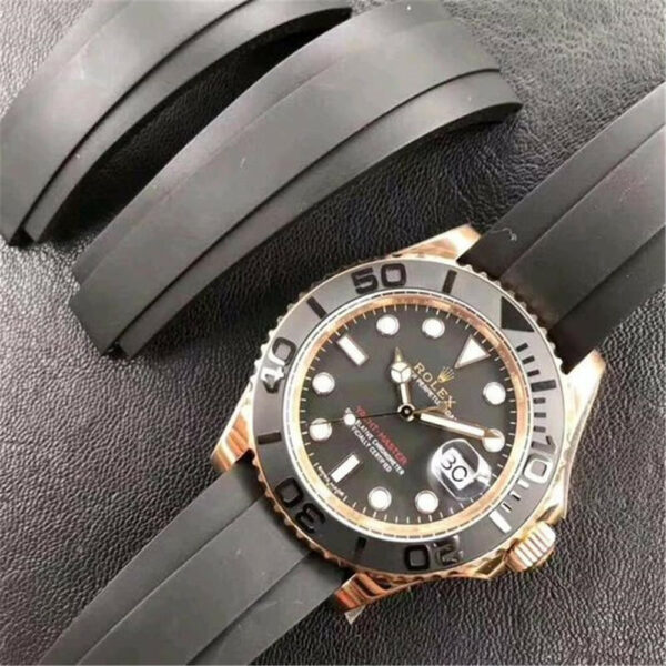 Relógio Rolex Yacht-Master 268655 Black Plate Red Letter Men 37 mm - Image 7