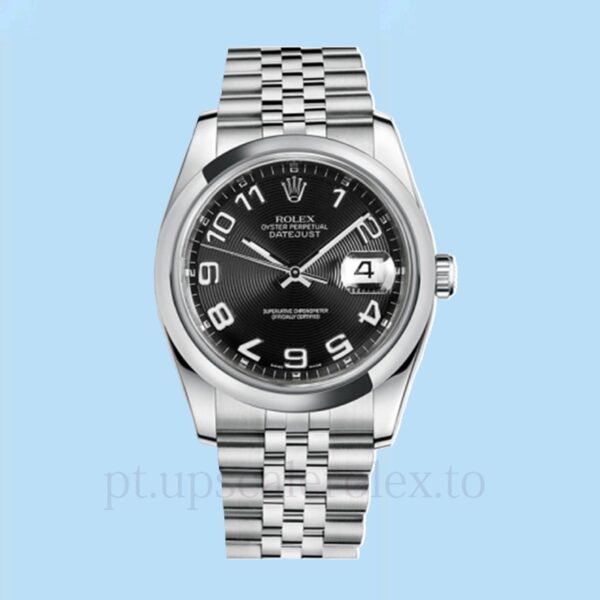 Rolex Datejust 116200BKCAJ Masculino Automático Mostrador concêntrico preto - Image 2
