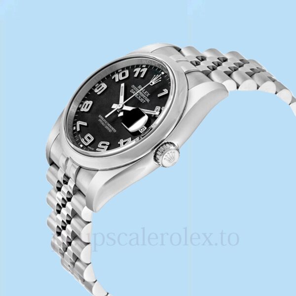 Rolex Datejust 116200BKCAJ Masculino Automático Mostrador concêntrico preto - Image 3