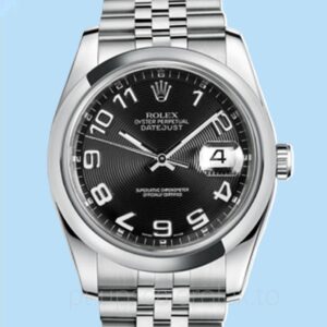 Rolex Datejust 116200BKCAJ Masculino Automático Mostrador concêntrico preto