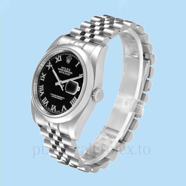 Rolex Datejust 116200BKRJ Masculino Automático Mostrador preto - Image 3