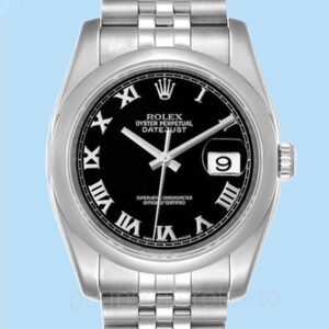 Rolex Datejust 116200BKRJ Masculino Automático Mostrador preto