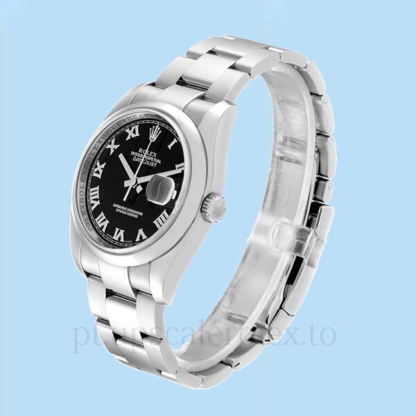 Rolex Datejust Masculino 116200BKRO 36mm Mostrador preto Oysterlock - Image 3