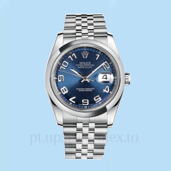 Rolex Datejust Masculino 116200BLCAJ Mostrador concêntrico azul 36mm - Image 2
