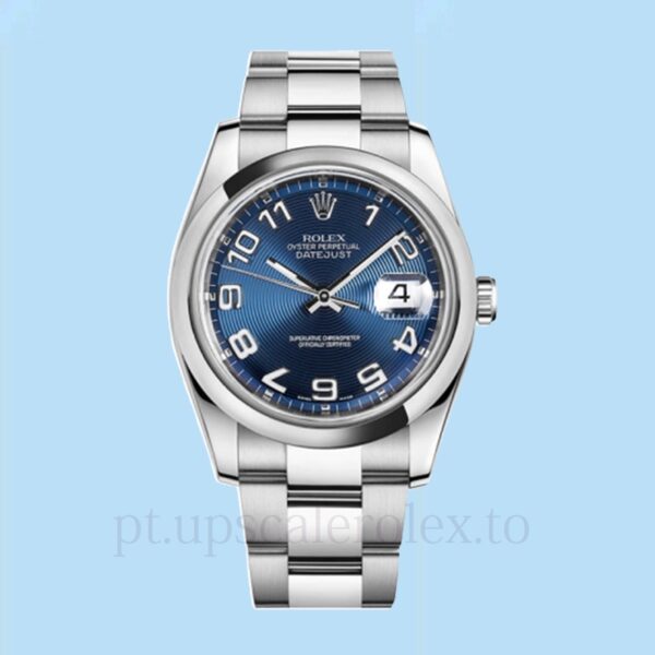 Rolex Datejust 116200BLCAO Masculino Oysterlock Automático Mostrador concêntrico azul - Image 2