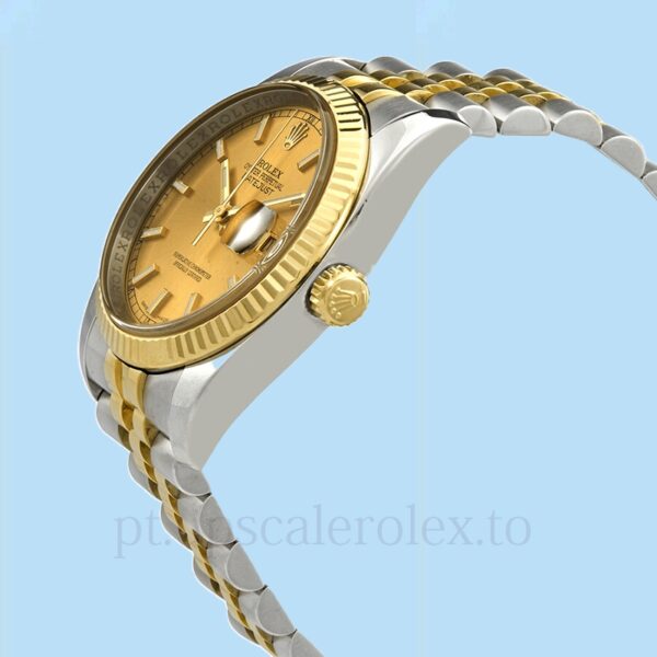Rolex Datejust Masculino 116233-CSJ Pulseira Mostrador de champanhe Automático - Image 3