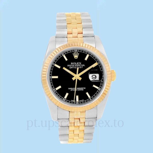 Rolex Datejust 116233BKSJ Masculino Automático 36mm Tom prata - Image 2