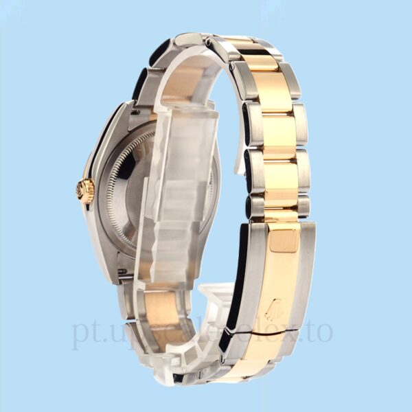Rolex Datejust 116233BKSO Masculino Automático Tom prata Mostrador preto - Image 4