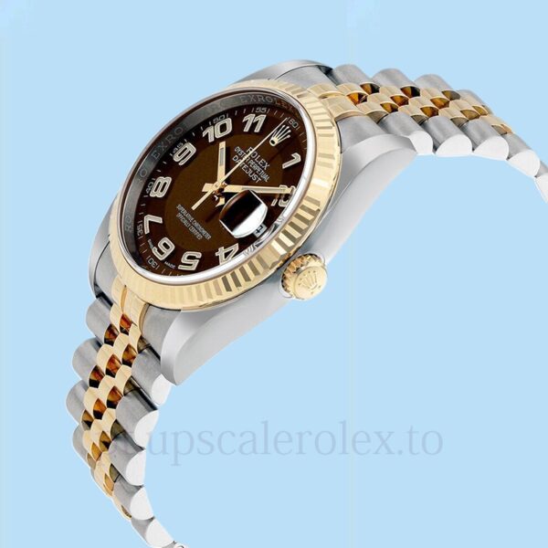 Rolex Datejust Masculino 116233BRAJ Mostrador marrom 36mm - Image 3