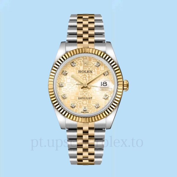Rolex Datejust Masculino 116233CJDJ Mostrador preto Automático - Image 2