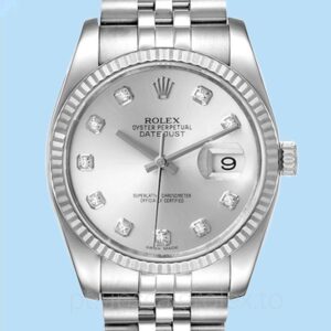 Rolex Datejust Masculino 116234-SDJ Tom prata Pulseira