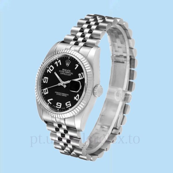 Rolex Datejust 116234BKCAJ Masculino Pulseira Mostrador preto Automático - Image 3