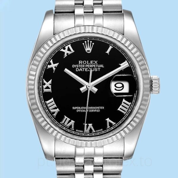 Rolex Datejust Masculino 116234BKRJ 36mm Automático