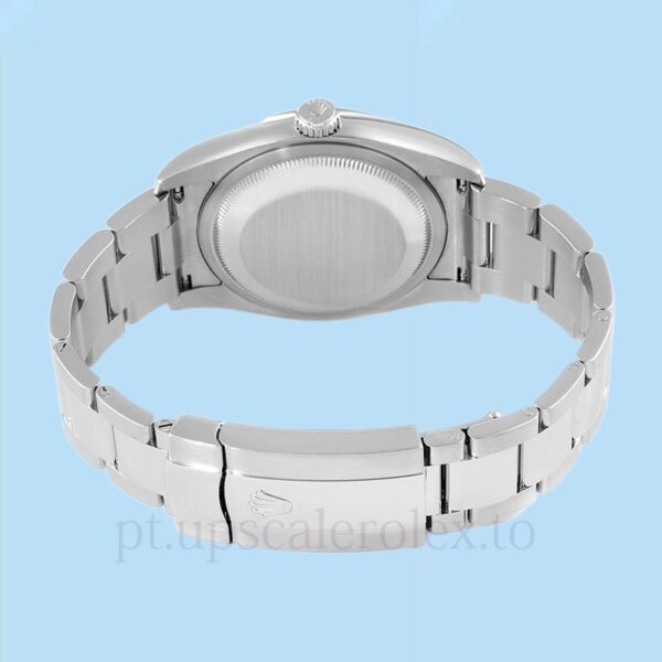 Rolex Datejust 116234BKRO Masculino Oysterlock Mostrador preto Tom prata - Image 4