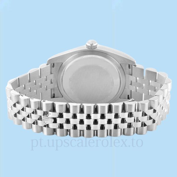 Rolex Datejust 116234BLCAJ Masculino Tom prata 36mm Pulseira - Image 4