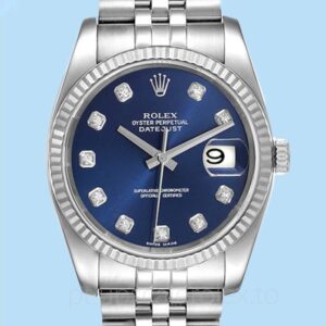 Rolex Datejust 116234BLDJ Masculino 36mm Mostrador azul Automático