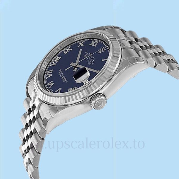 Rolex Datejust 116234BLRJ Masculino 36mm Automático Tom prata - Image 3