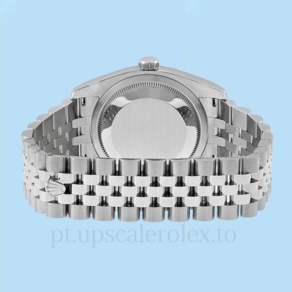 Rolex Datejust 116234BLRJ Masculino 36mm Automático Tom prata - Image 4