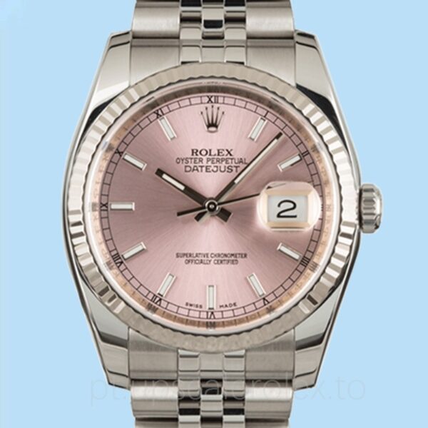 Rolex Datejust Masculino 116234PSJ Automático 36mm Pulseira