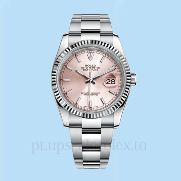 Rolex Datejust Masculino 116234-0120 Tom prata Oysterlock 36mm - Image 2