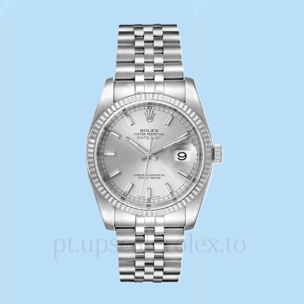 Rolex Datejust 116234SSJ Masculino Tom prata 36mm Automático - Image 2