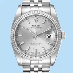 Rolex Datejust 116234SSJ Masculino Tom prata 36mm Automático