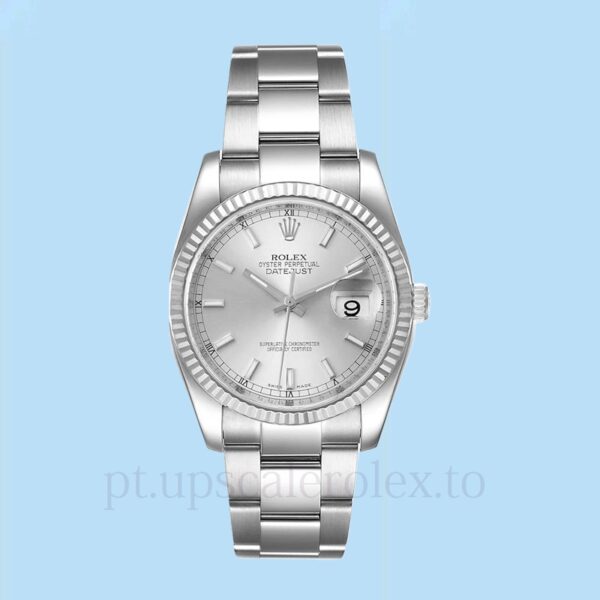 Rolex Datejust Masculino 116234SSO 36mm Mostrador prateado - Image 2