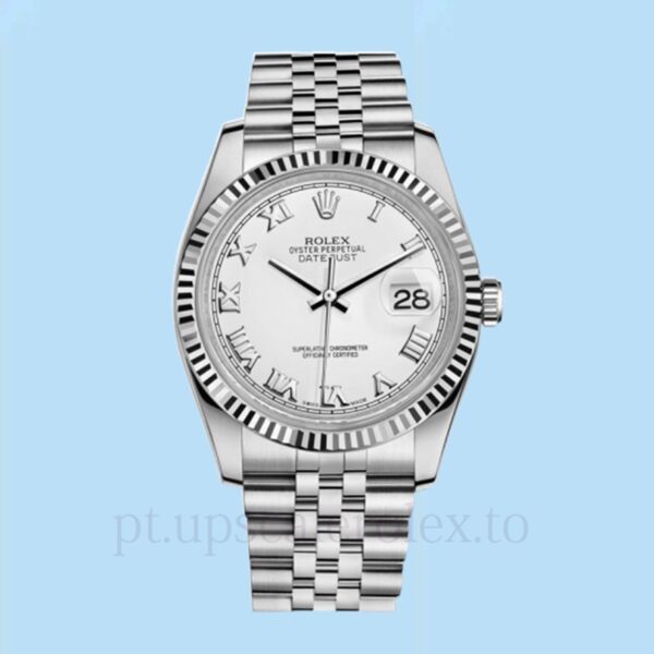 Rolex Datejust Masculino 116234WRJ Mostrador branco 36mm - Image 2