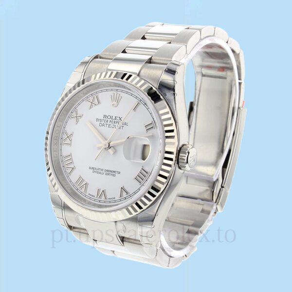 Rolex Datejust 116234WRO Masculino Tom prata Automático - Image 3