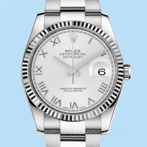 Rolex Datejust 116234WRO Masculino Tom prata Automático