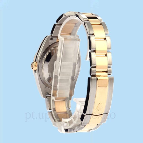 Rolex Datejust Masculino 116243BKDO Tom prata Automático Oysterlock - Image 4